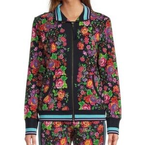 Johnny Was Multicolor Floral Jacket